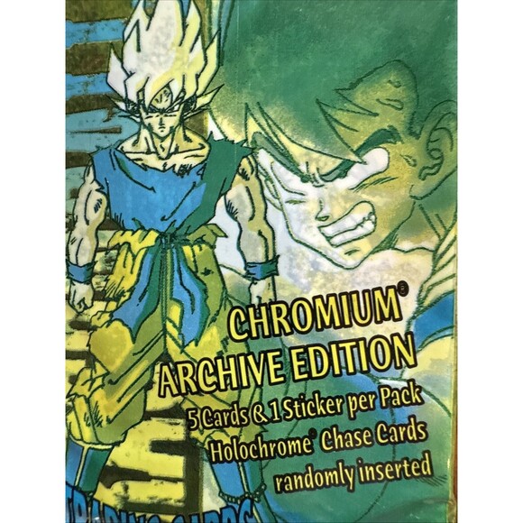 2000 Dragon Ball Z Chromium Archive Edition One Booster Pack - Picture 6 of 6
